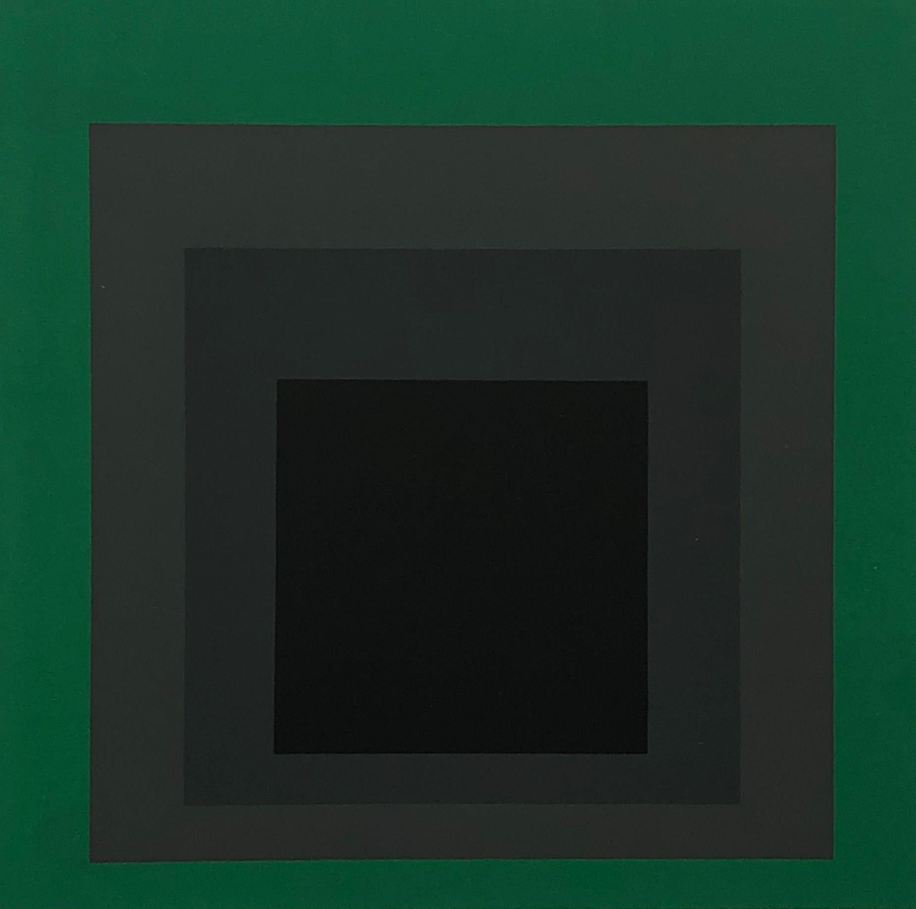 (after) Josef Albers Abstract Print – Josef Albers Hommage an das Quadrat 1977 (Josef Albers Grafiken) 