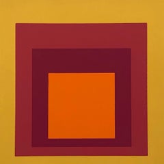 Josef Albers Homage to the Square screen-print 1977 (Josef Albers prints) 