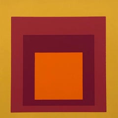 Josef Albers Homage to the Square screen-print 1977 (Josef Albers prints)
