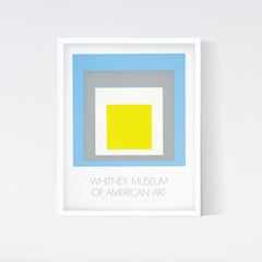 Josef Albers, 1972 Pace Editions Poster, Homage To The Square: Whitney Museum