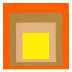 Josef Albers, Serigraph 'Study to Homage to the Square - Yes Sir 1977