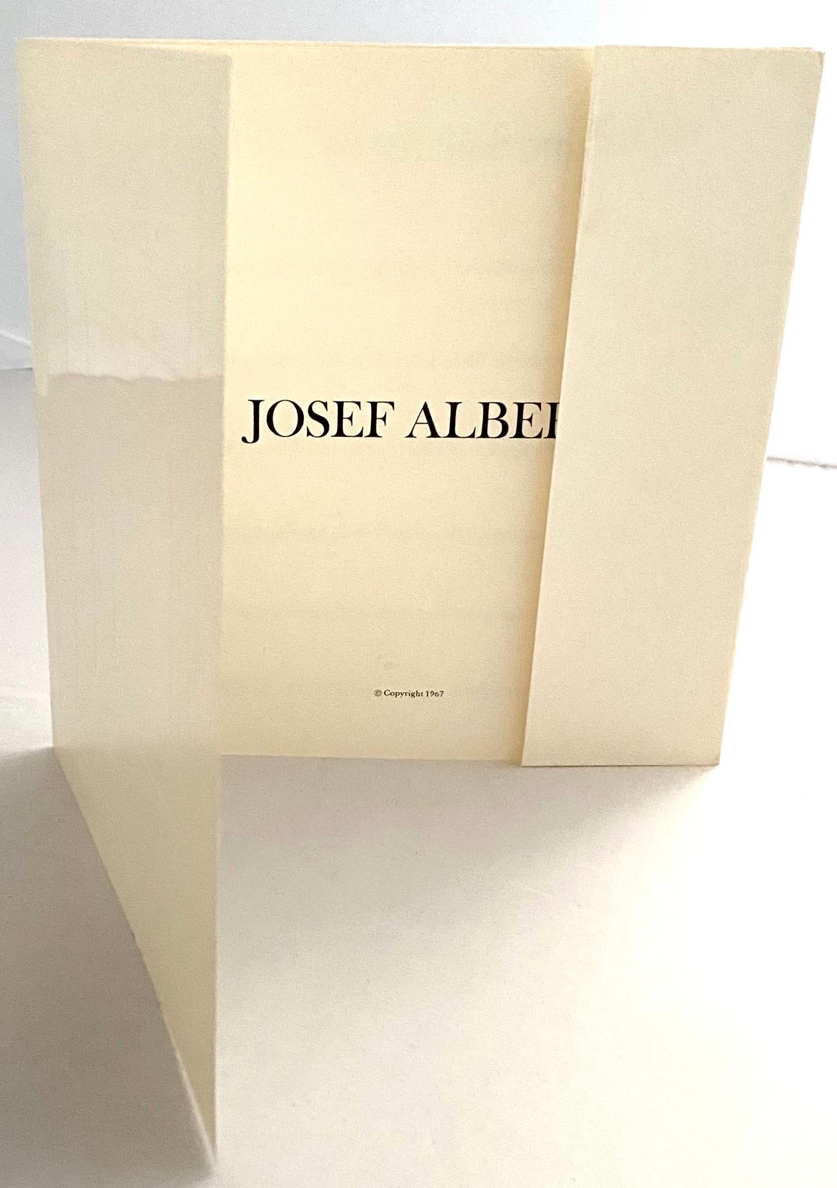 Josef Albers White Line Squares (portfolio of 8 announcements)  5