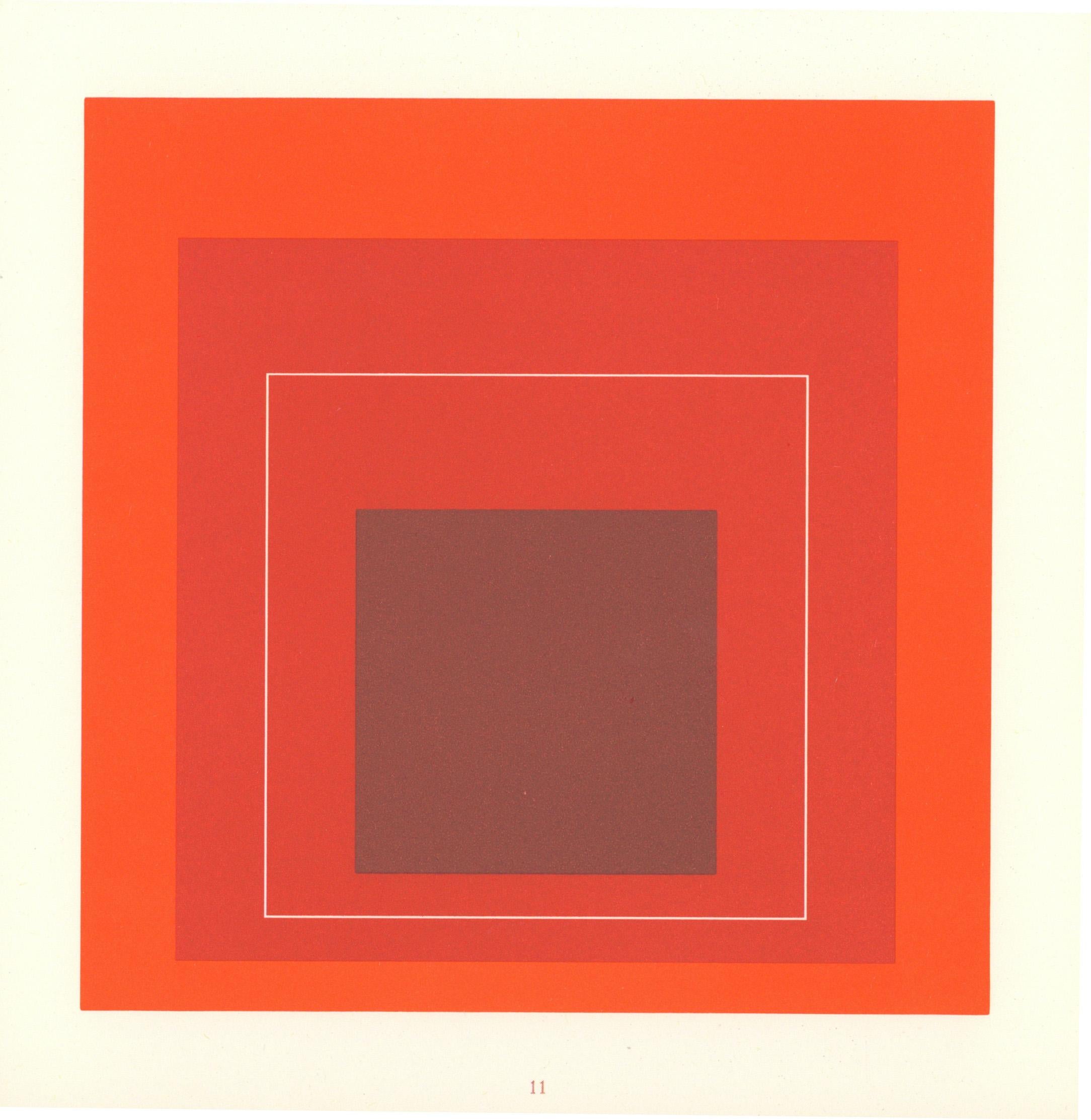 Josef Albers White Line Squares (portfolio of 8 announcements)  2
