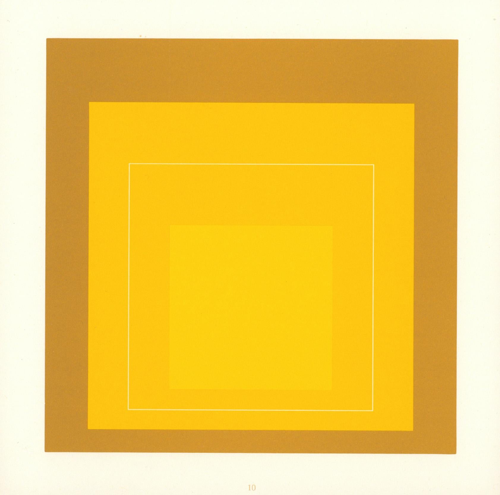 Josef Albers White Line Squares (portfolio of 8 announcements)  4