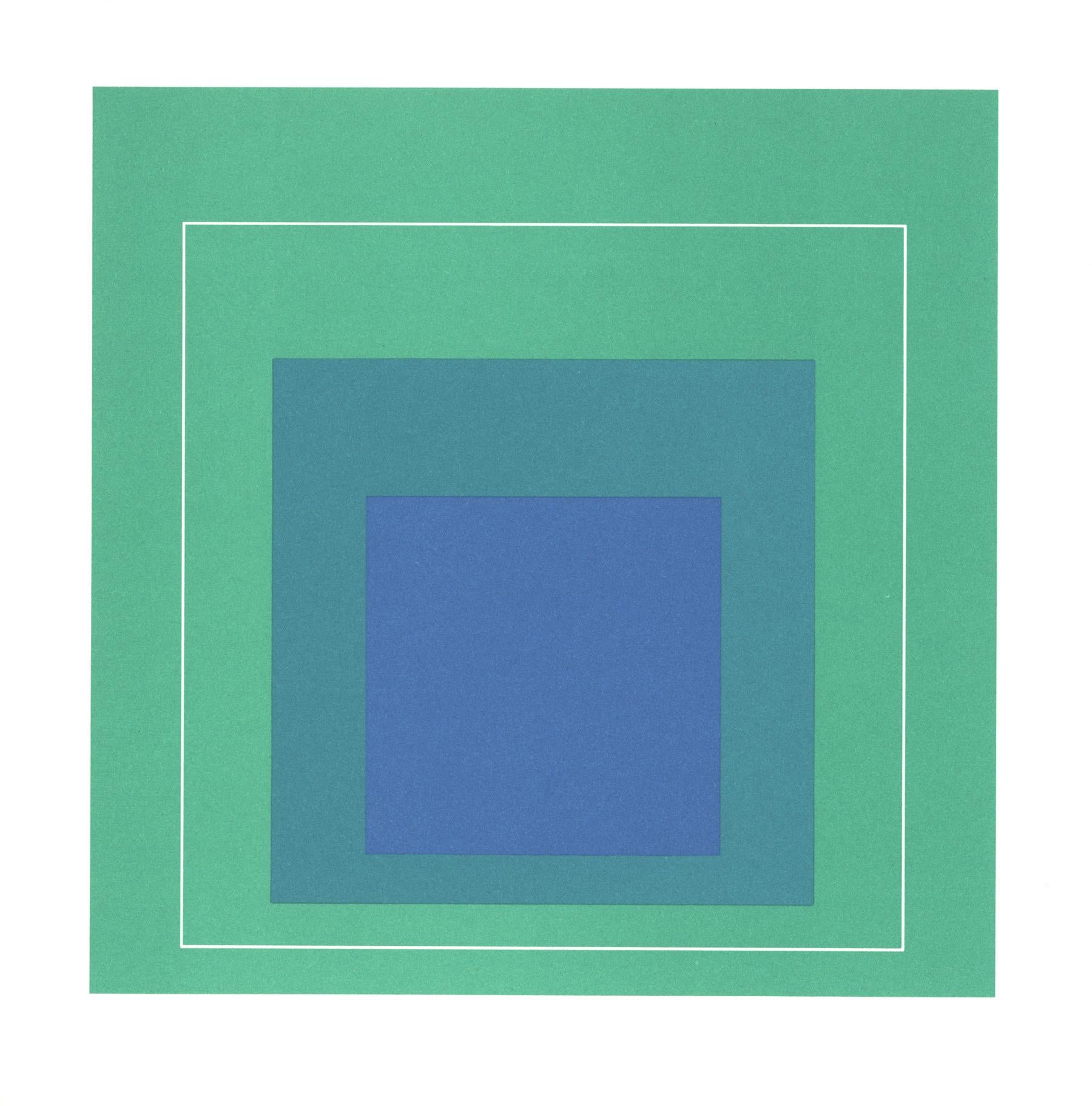 Josef Albers White Line Squares (set of 6) For Sale 1