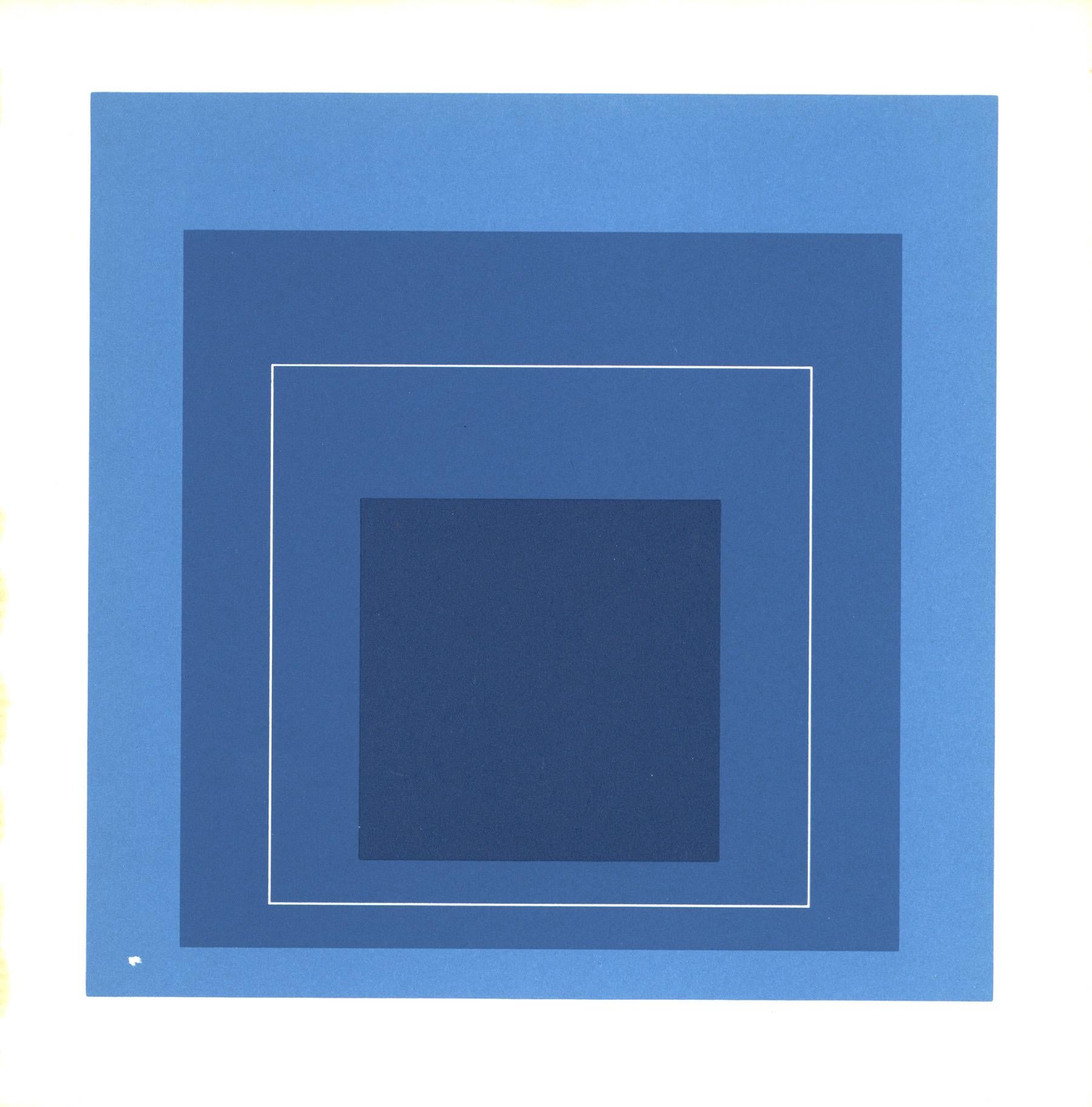 Weiße Linien Quadratische von Josef Albers (Set aus 6) im Angebot 4