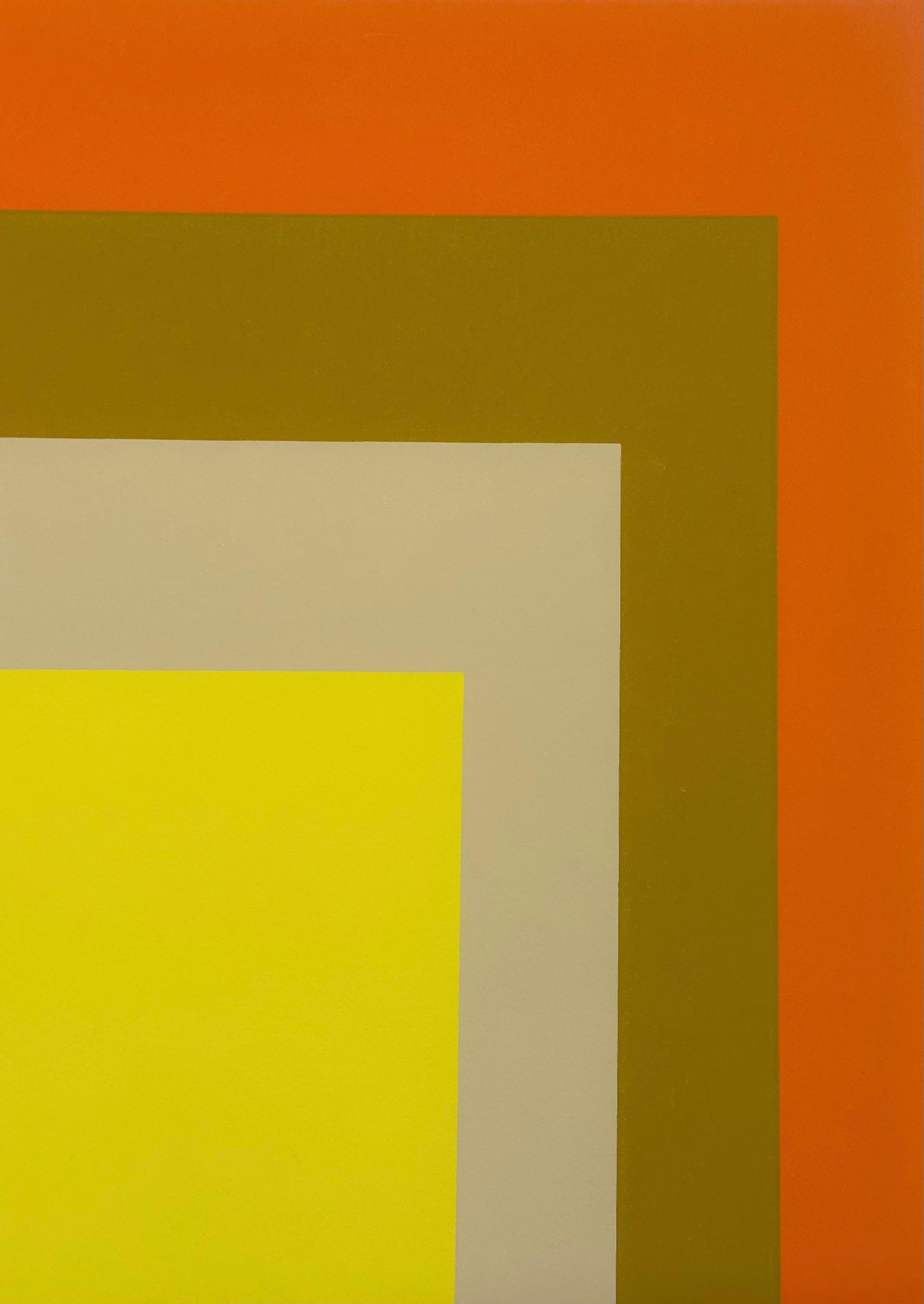 Josef Albers Study to Homage to the Square, 1977 - Print by (after) Josef Albers