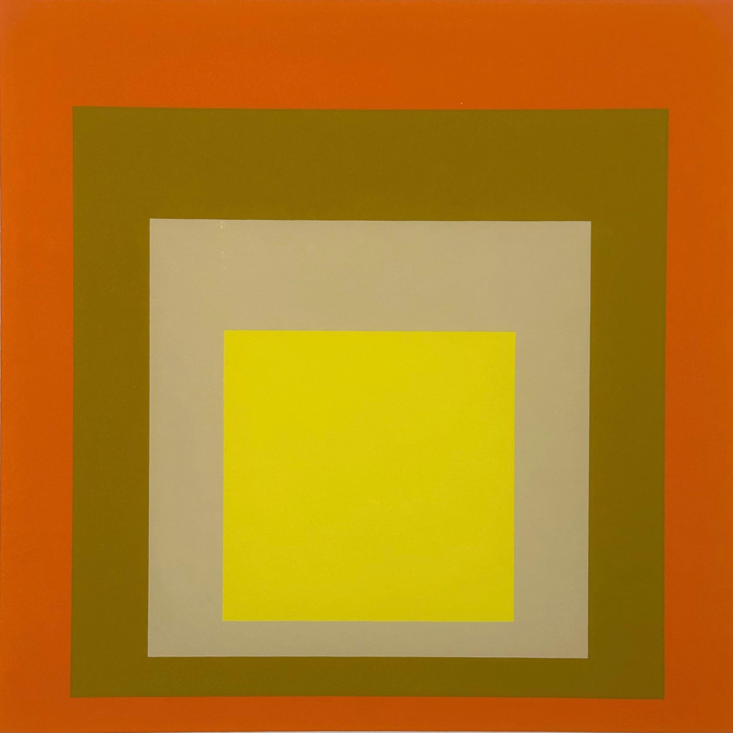 Josef Albers Study to Homage to the Square, 1977