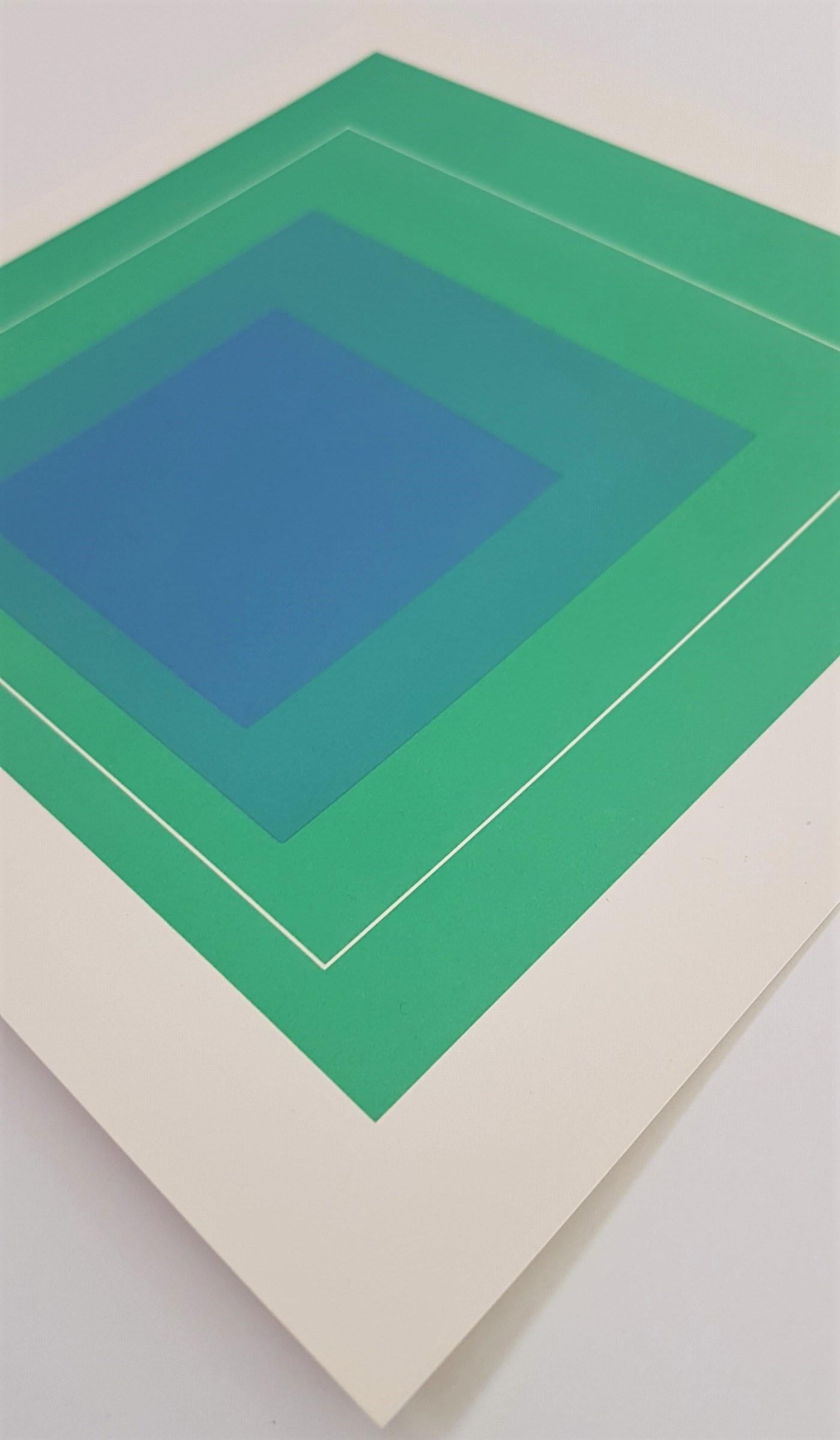 White Lines Squares - FLASH SALE - UNTIL DEC. 28 - Print by (after) Josef Albers