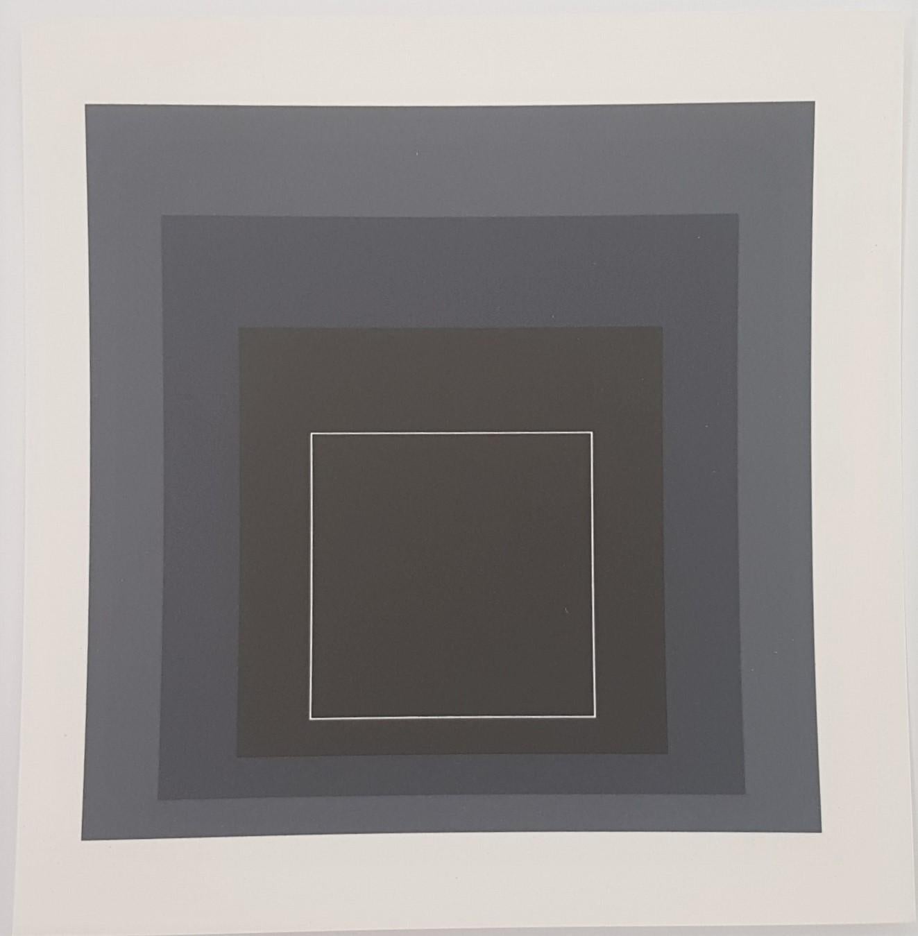 White Lines Squares - Print by (after) Josef Albers