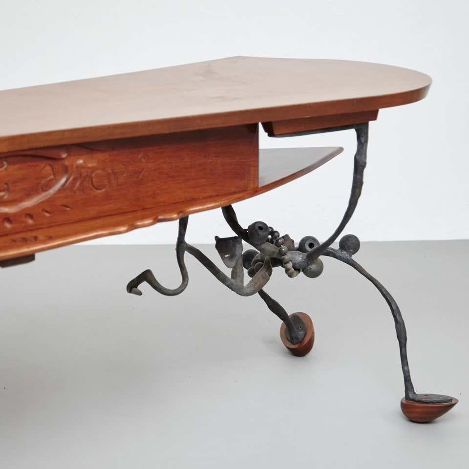 Mid-20th Century After Josep Maria Jujol Art Nouveau Counter Table, circa 1950