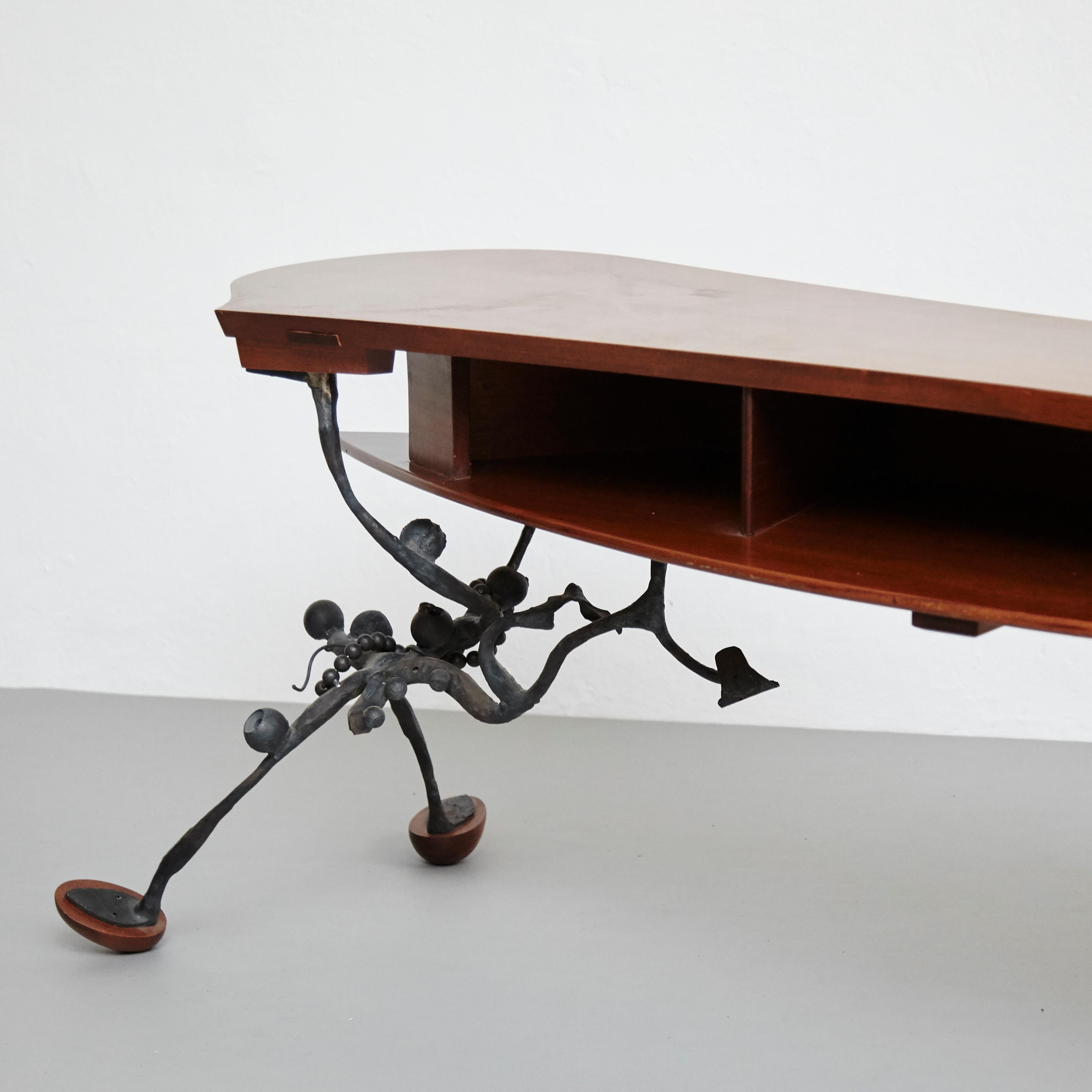 After Josep Maria Jujol Art Nouveau Counter Table, circa 1950 2