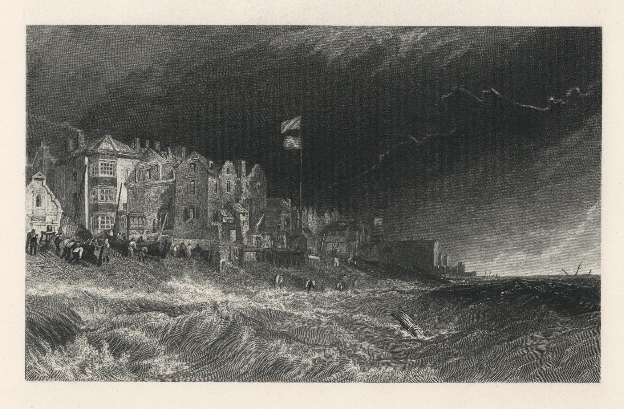 "Deal" engraving - Print by (After) Joseph Mallord William Turner