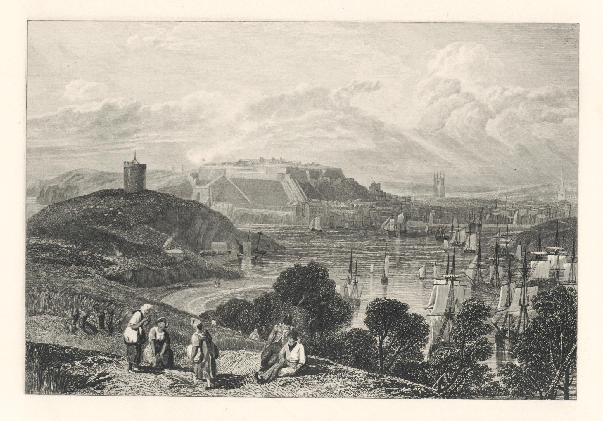 "Plymouth" engraving - Print by (After) Joseph Mallord William Turner