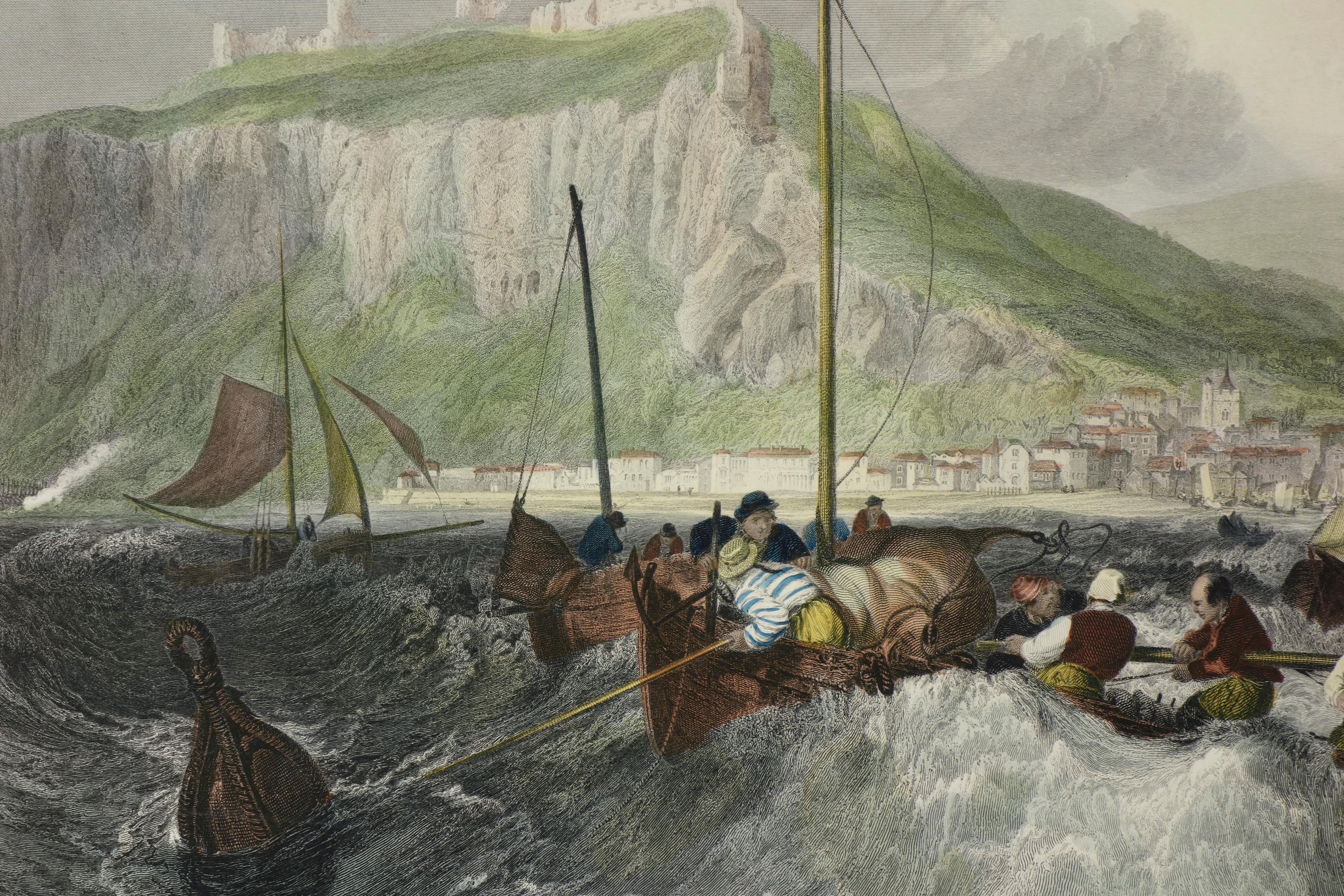 Port of Hastings - Print by (After) Joseph Mallord William Turner