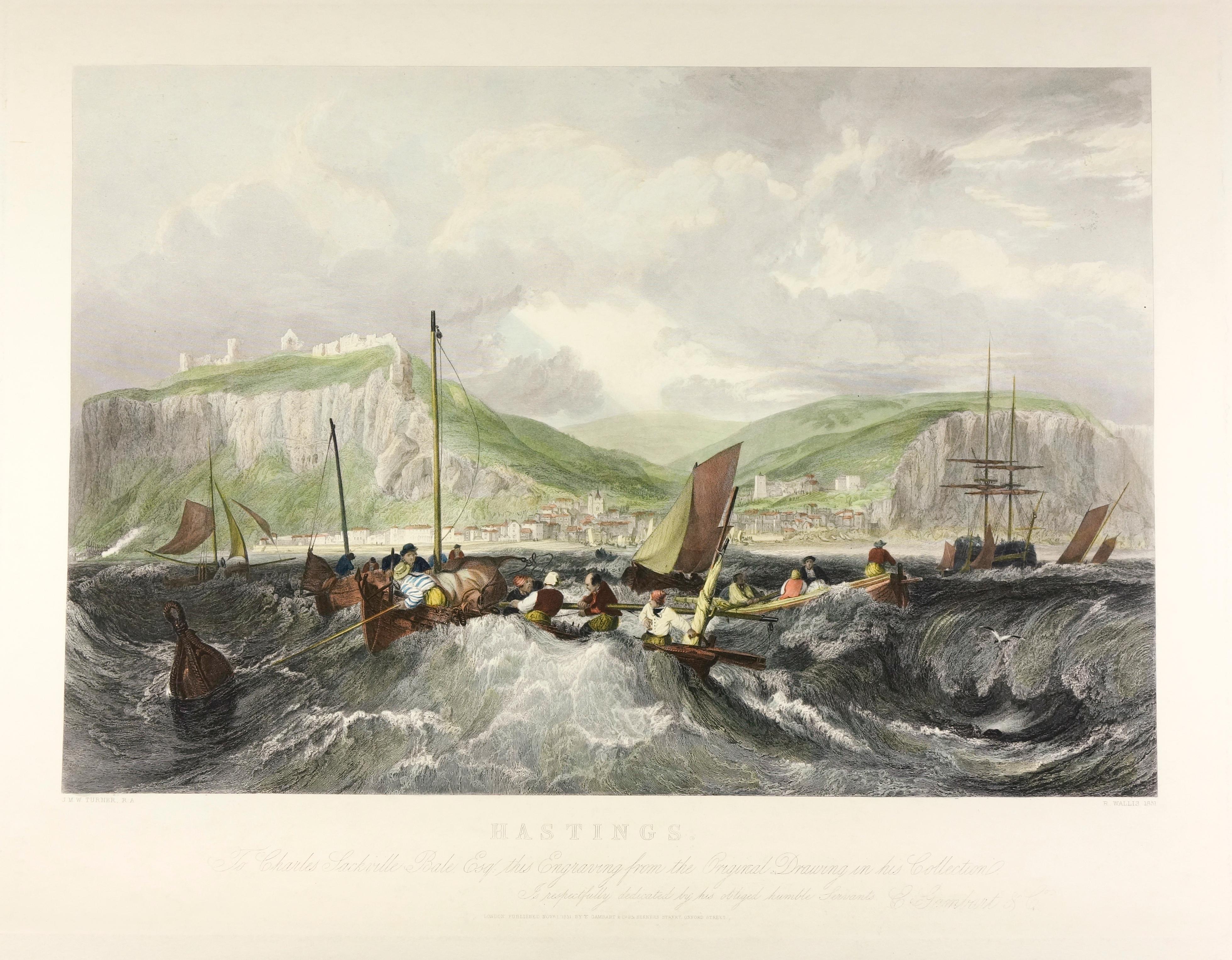 (After) Joseph Mallord William Turner Print - Port of Hastings