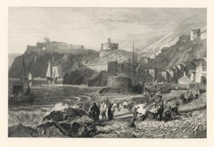 Antique "St. Mawes, Cornwall" engraving