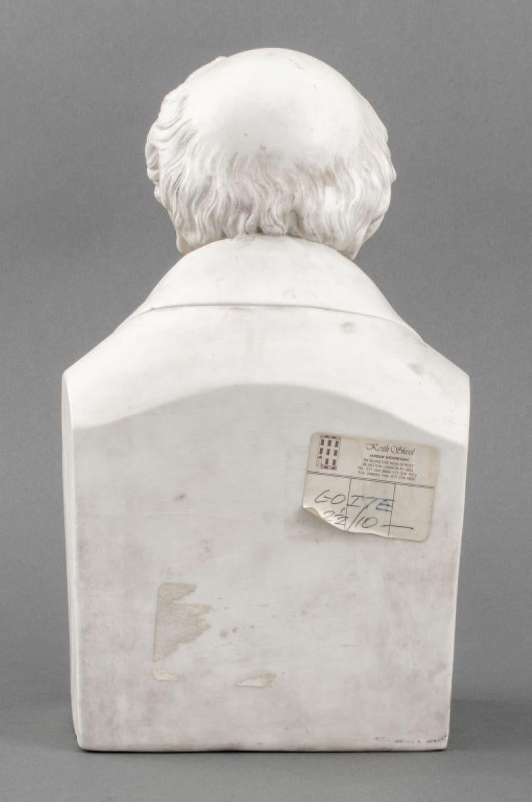 Marble After Joseph Pitts, Parian Bust of F.A. Cox, 1854 For Sale