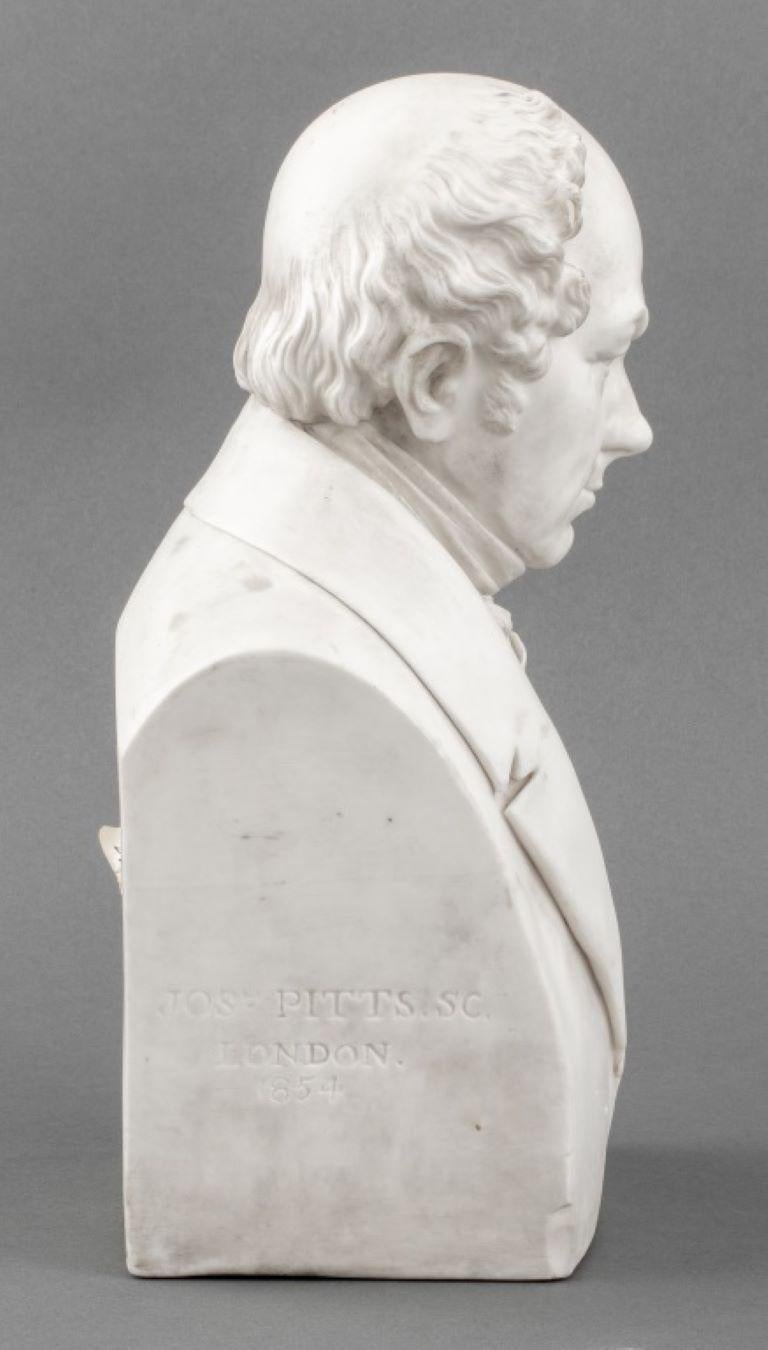 After Joseph Pitts, Parian Bust of F.A. Cox, 1854 For Sale 2