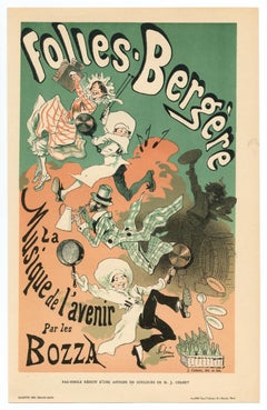 "Folies-Bergere" lithograph