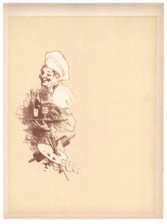 Antique lithograph