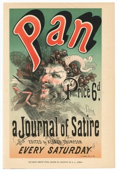 "Pan" lithograph