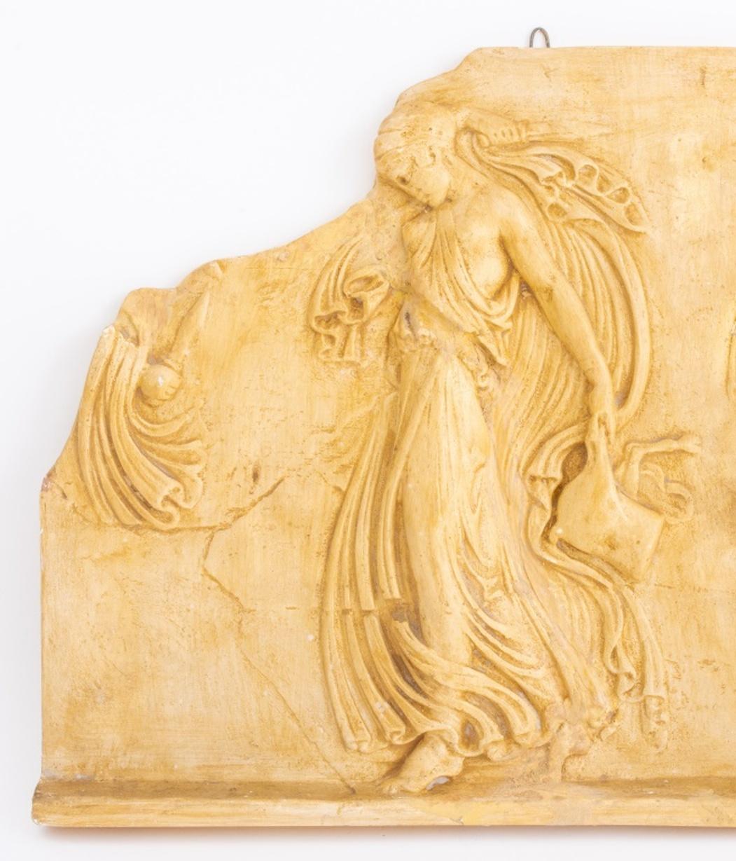 Greco Roman After Kallimachos, Dancing Maenads, Plaster Frieze For Sale
