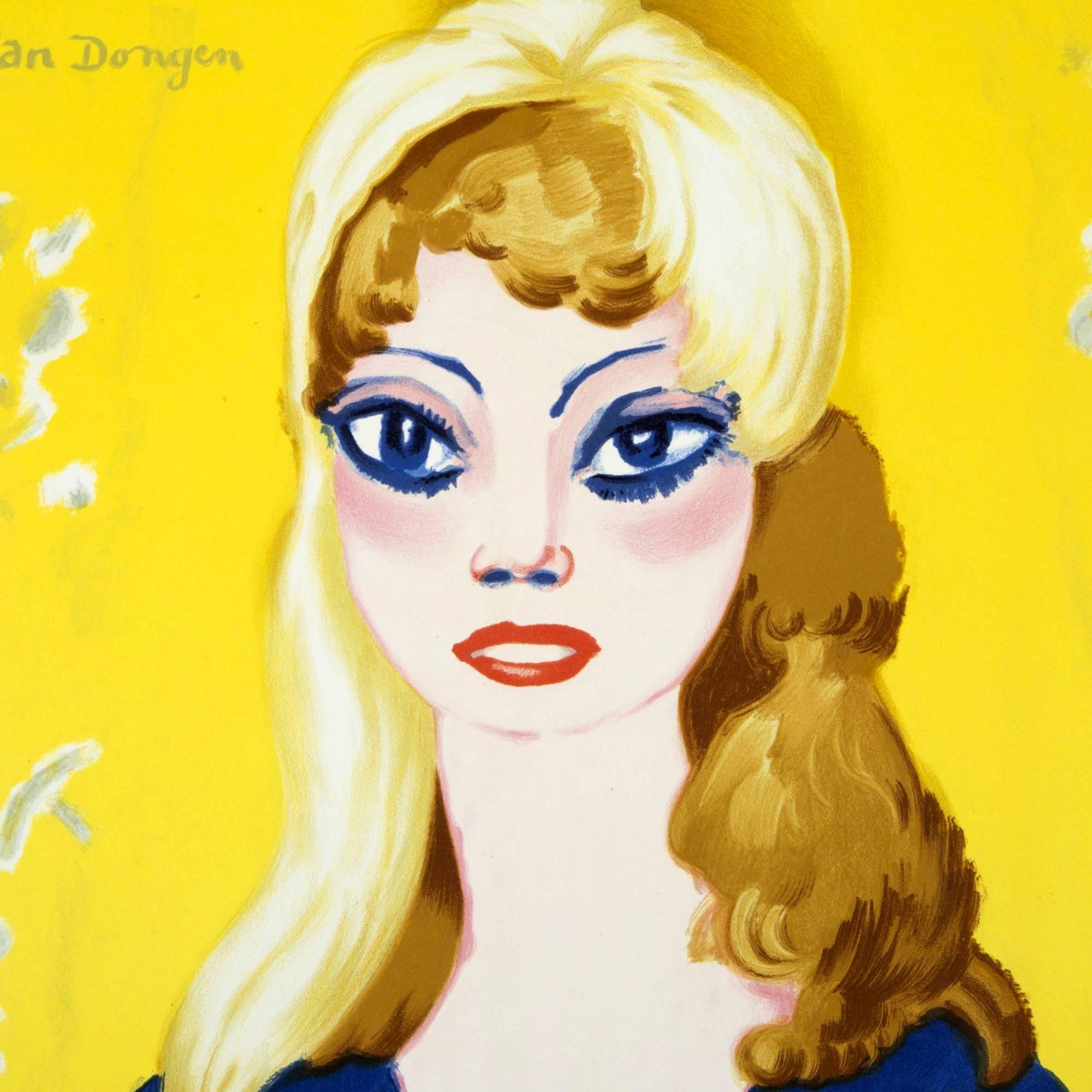 Brigitte Bardot - Affiche d'exposition - Moderne Print par (After) Kees van Dongen