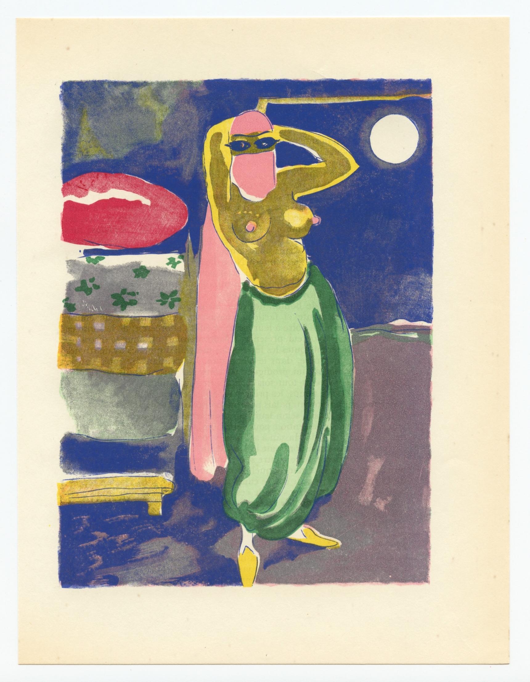 incisione su legno per Mille Wood - Print di (After) Kees van Dongen