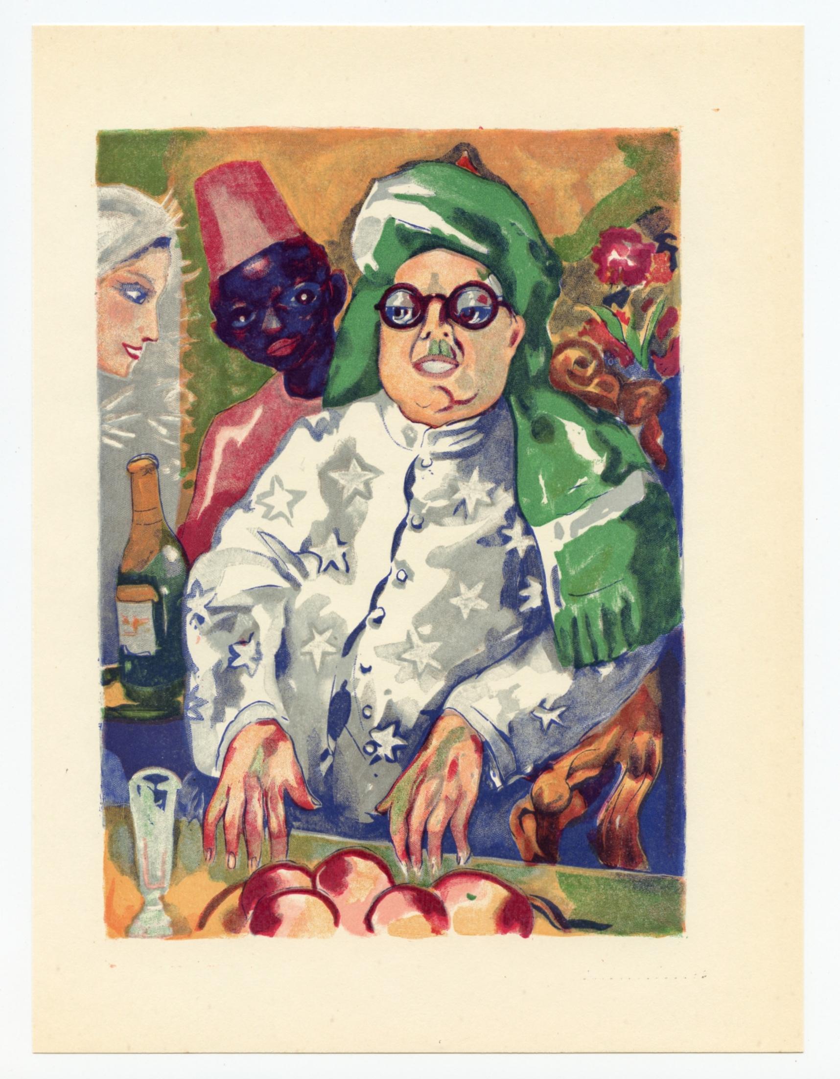 Gravure sur bois pour Mille Nuits - Print de (After) Kees van Dongen