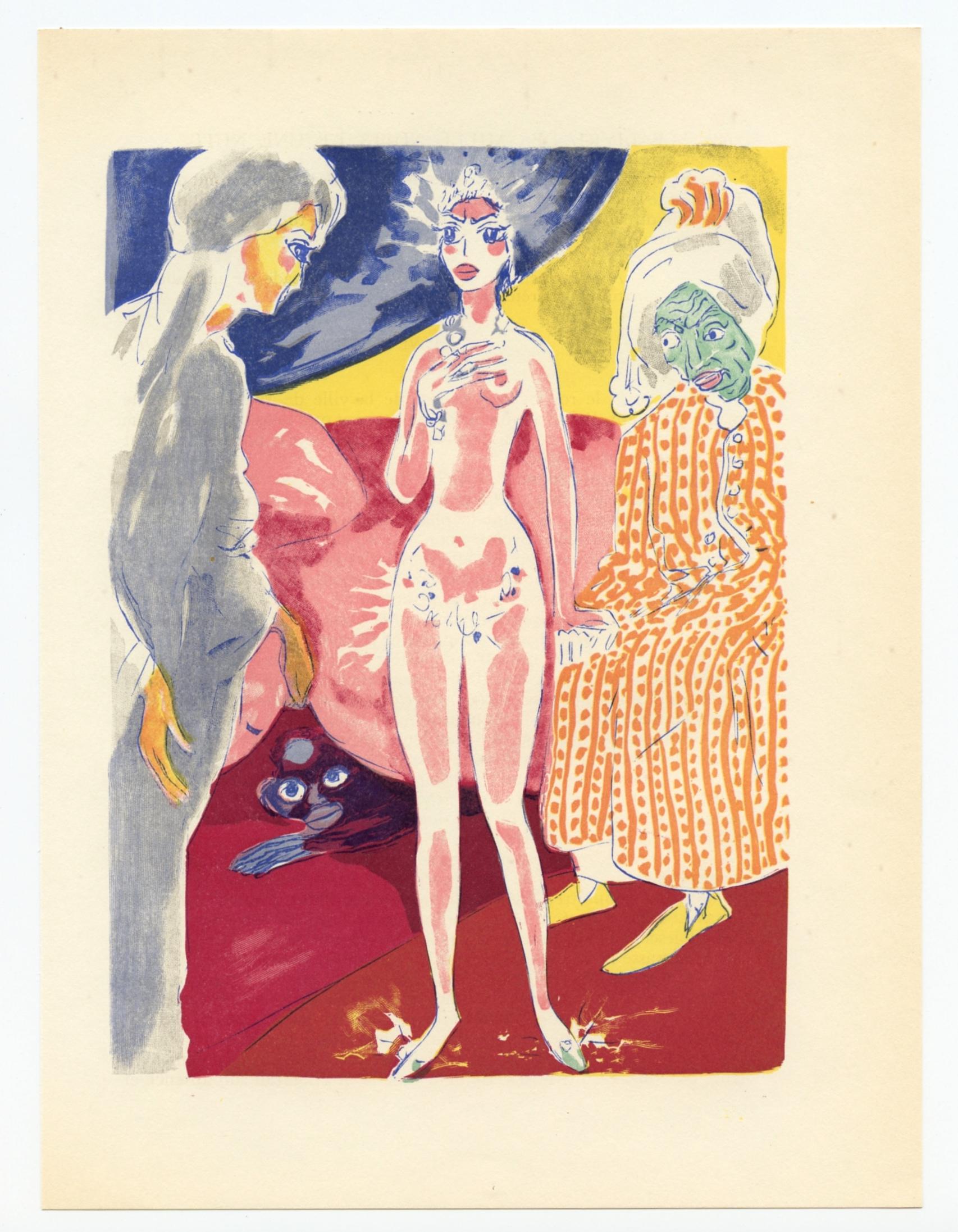 incisione su legno per Mille Wood - Print di (After) Kees van Dongen