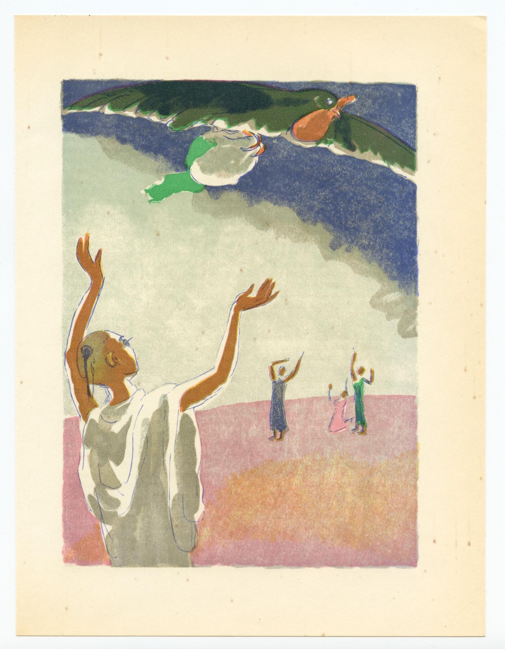 incisione su legno per Mille Wood - Print di (After) Kees van Dongen