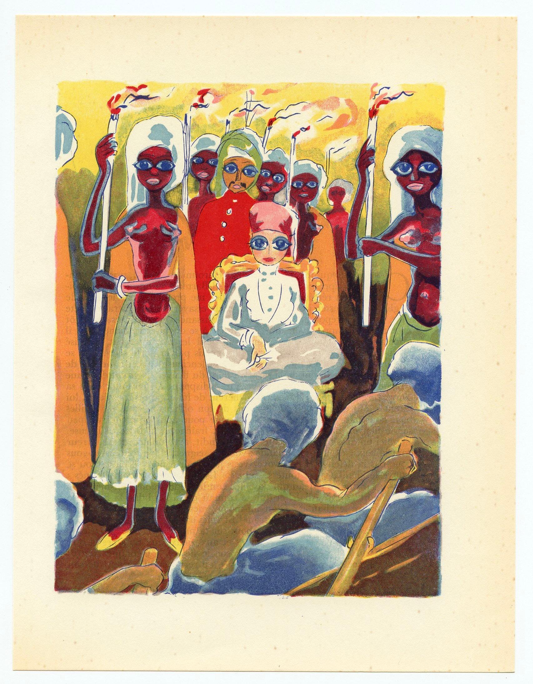 Gravure sur bois pour Mille Nuits