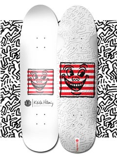 Vintage Keith Haring Skateboard Deck (Keith Haring three eyed face)