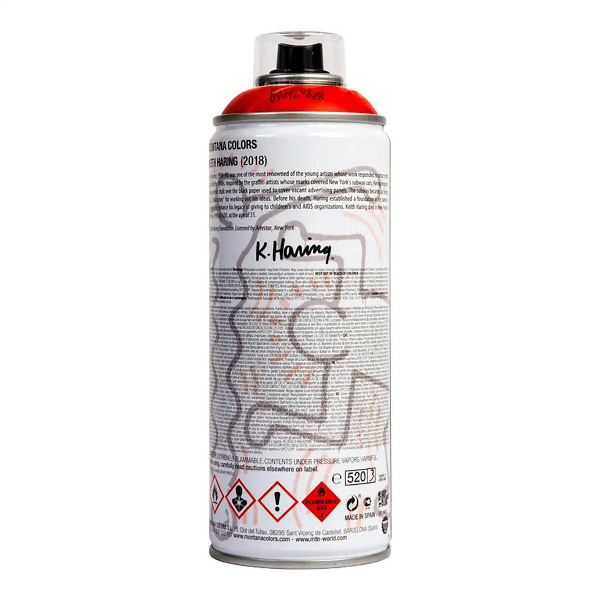 Canne à peinture en spray Keith Haring en édition limitée (set de 2) en vente 1
