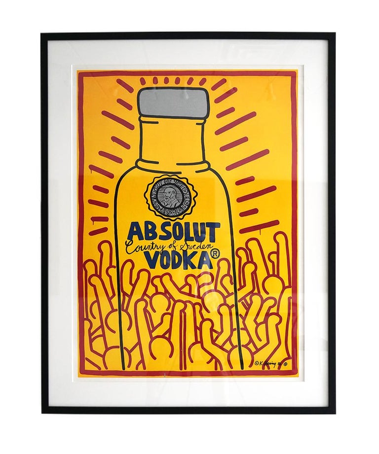 Keith Haring - Absolute Vodka at 1stDibs