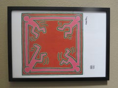 After Keith Haring,  Lithograph, Numbered  43/150