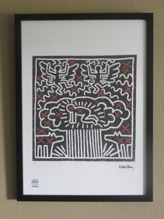   D'après Keith Haring, lithographie, numérotée 95/150