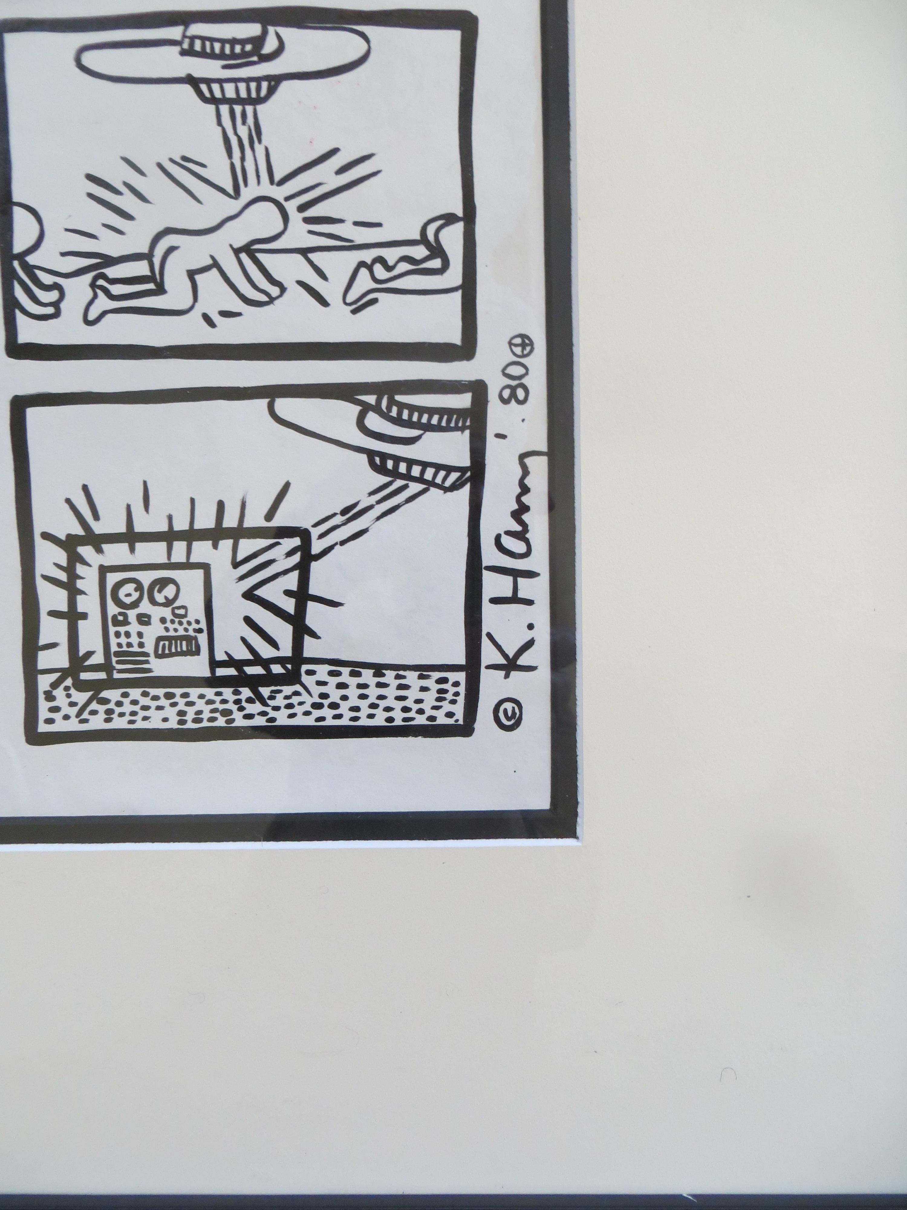 Four Works from Keith Haring : Tony Shafrazi's Portofolio 1980 - Pop Art Print by (after) Keith Haring