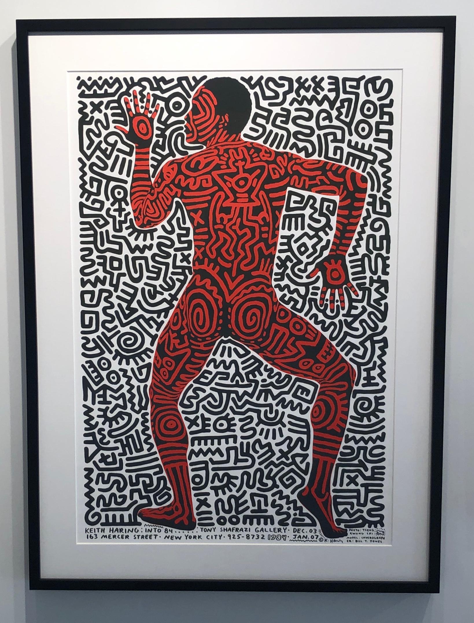 Into 84 - Pop Art Print by (after) Keith Haring