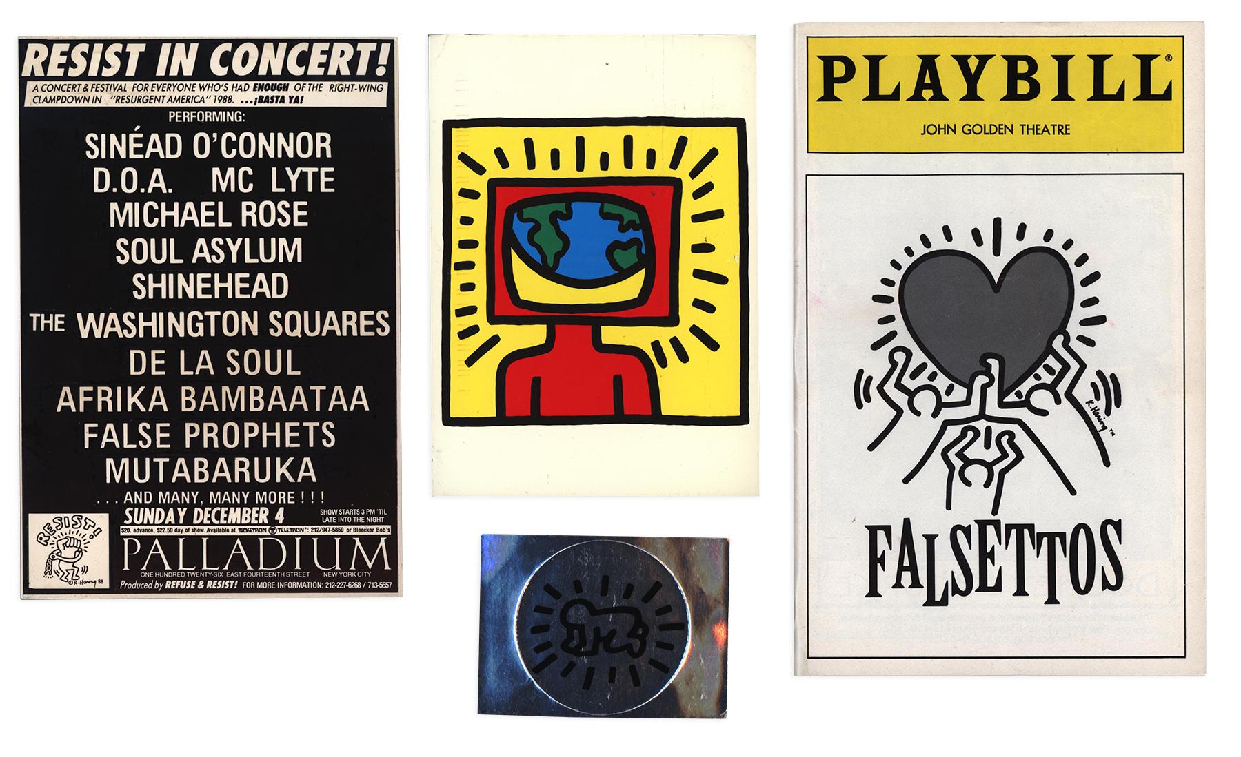Keith Haring 1980's/1990s ephemera collection (Keith Haring pop shop) For Sale 8