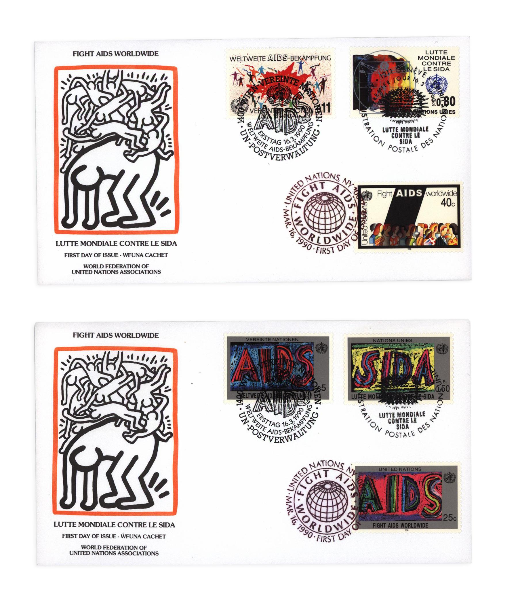 Collection éphémère Keith Haring des années 1980/1990 (store pop Keith Haring) en vente 11