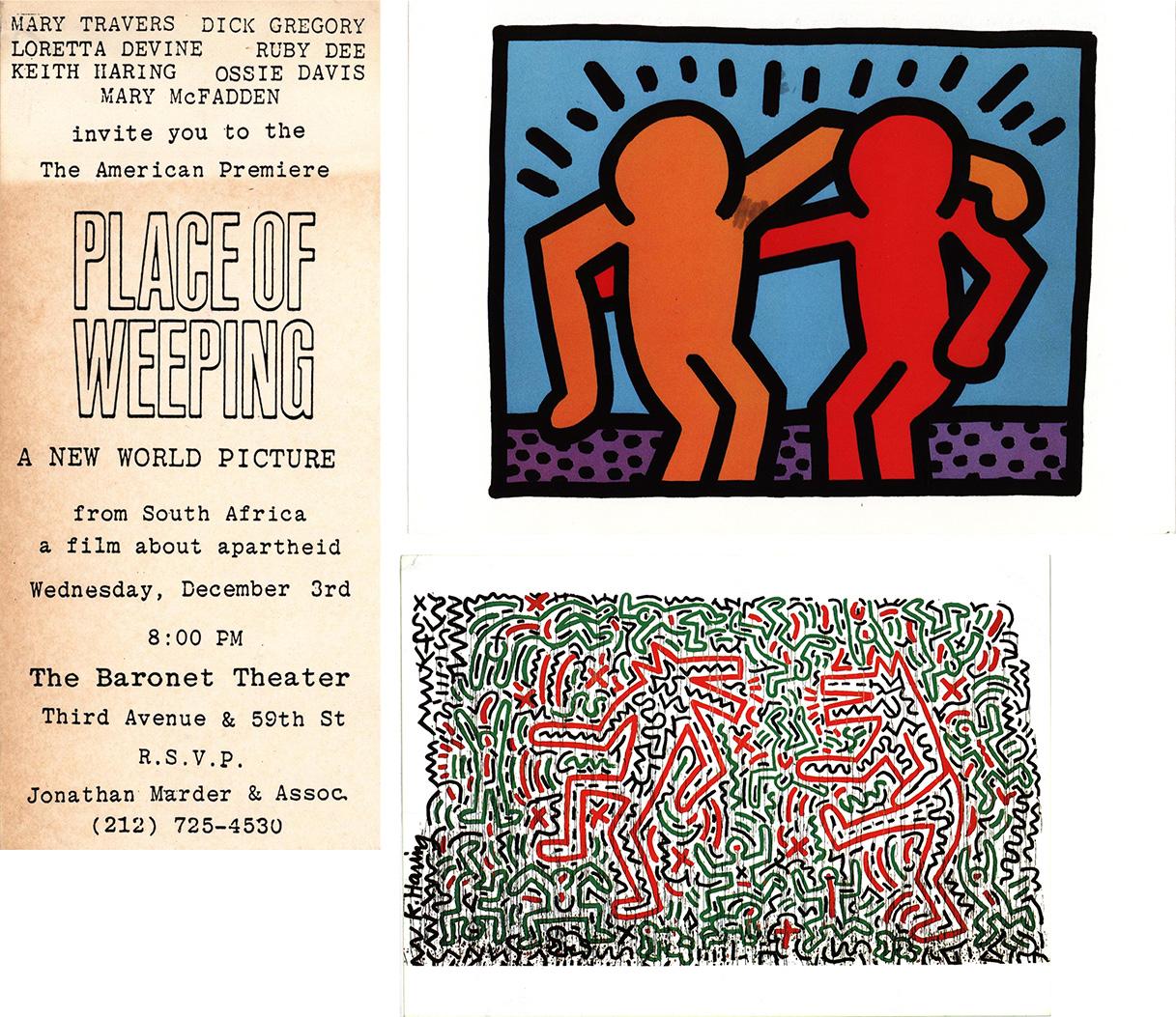 Collection éphémère Keith Haring des années 1980/1990 (store pop Keith Haring) en vente 1