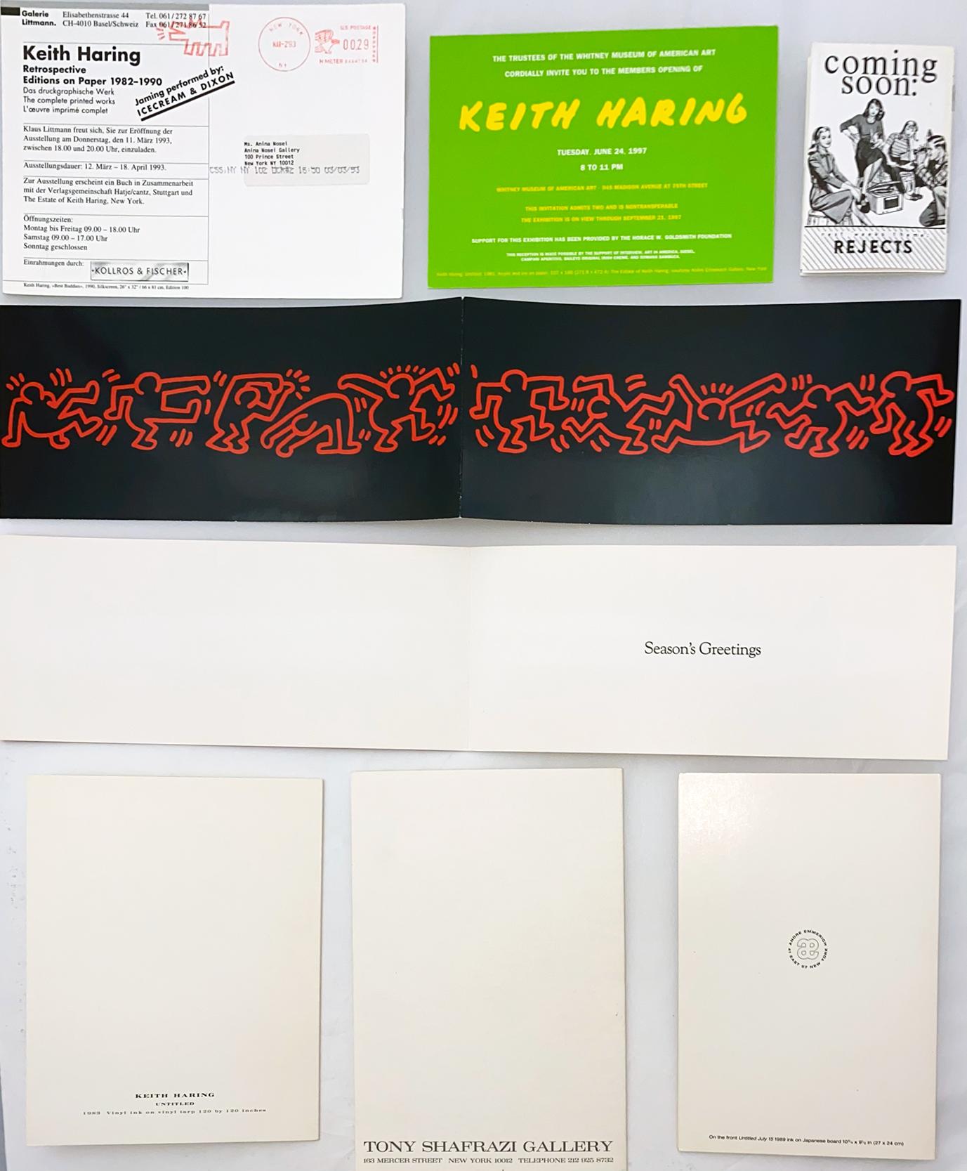 Keith Haring 1980's/1990s ephemera collection (Keith Haring pop shop) For Sale 5