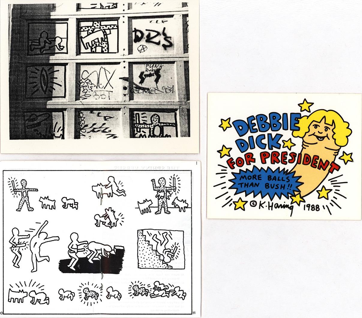 Collection éphémère Keith Haring des années 1980/1990 (store pop Keith Haring) en vente 6