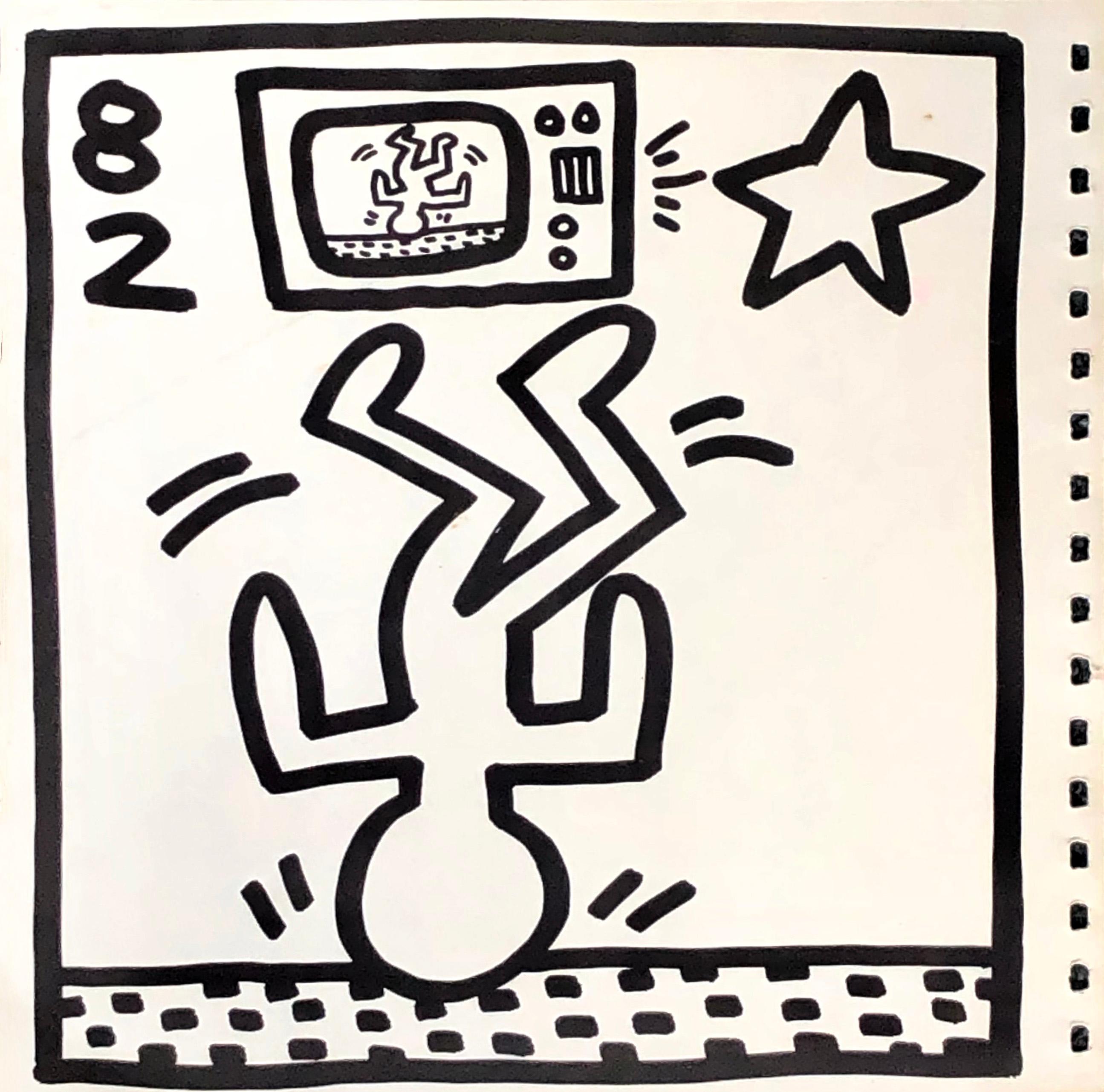Keith Haring 1982 lithograph (Keith Haring prints) - Print by (after) Keith Haring