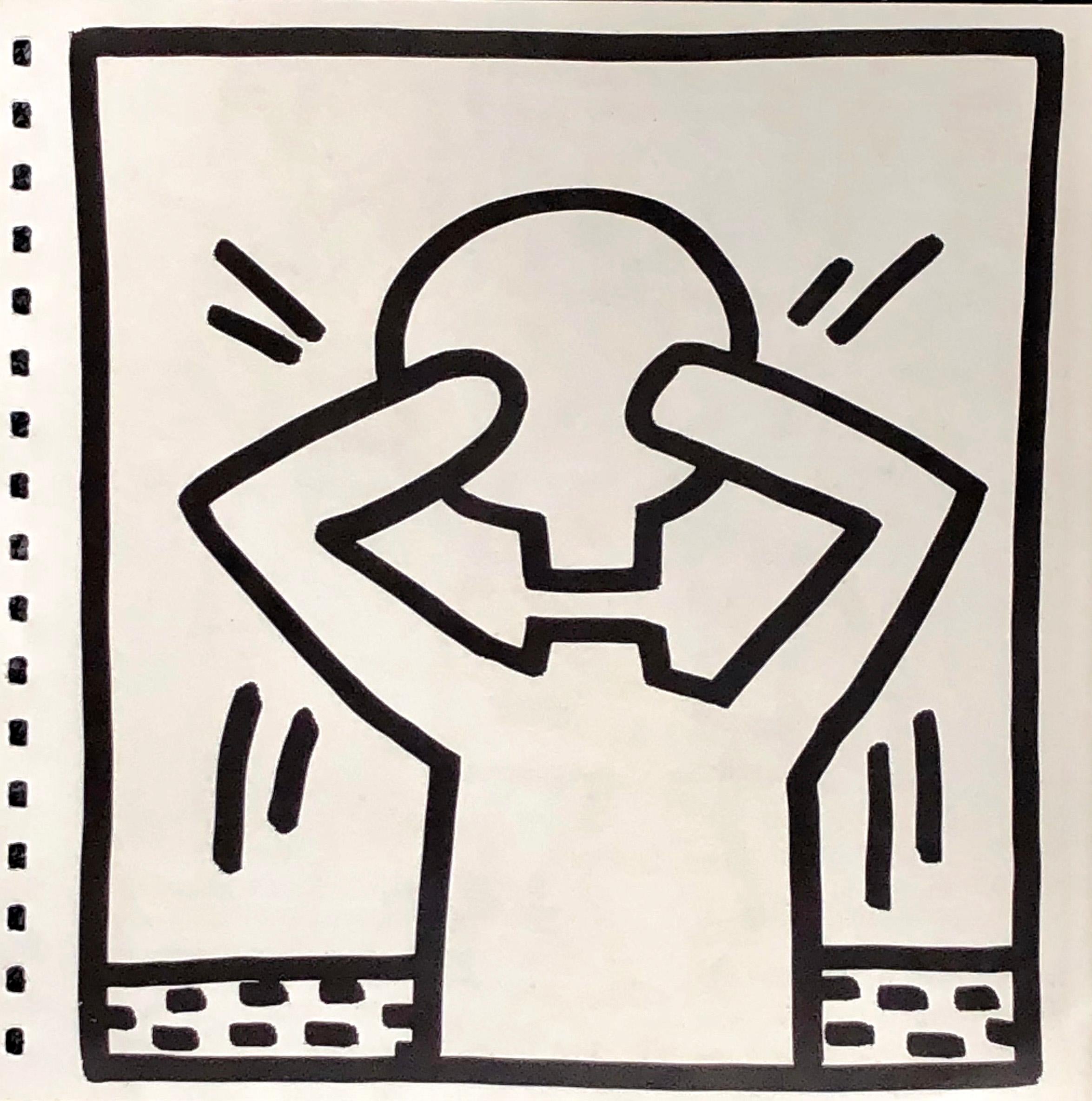 Keith Haring 1982 lithograph (Keith Haring prints) - Pop Art Print by (after) Keith Haring