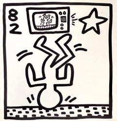 Keith Haring 1982 lithograph (Keith Haring prints)