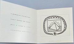 Keith Haring 1990 Memorial announcement (Keith Haring prints posters)