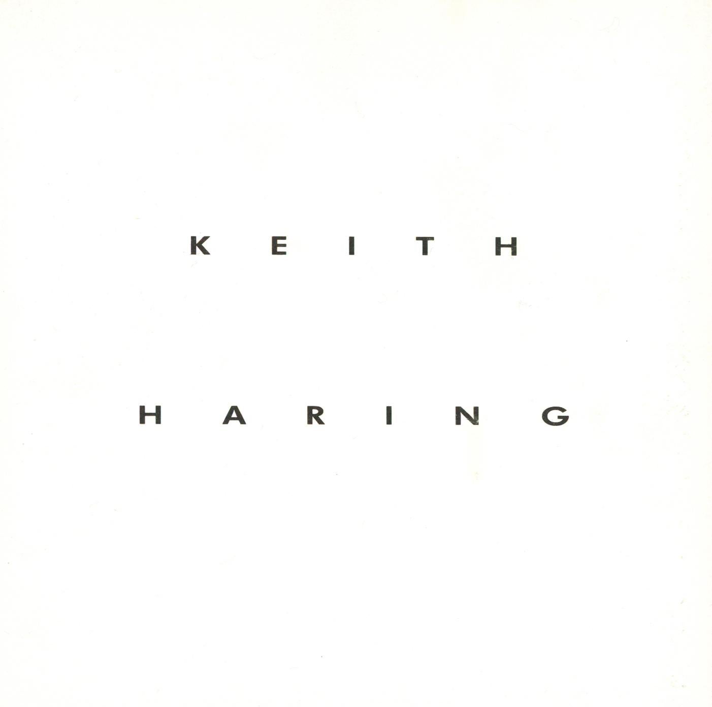 Keith Haring 1990 memorial (announcement + catalog Keith Haring death) For Sale 1